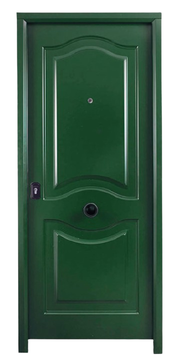 Porta blindada Cearco verde cor verde
