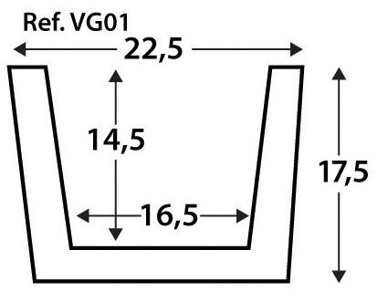 medidas imitação viga de madeira Viga VG01
