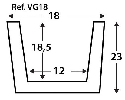 medidas imitação viga de madeira VG18