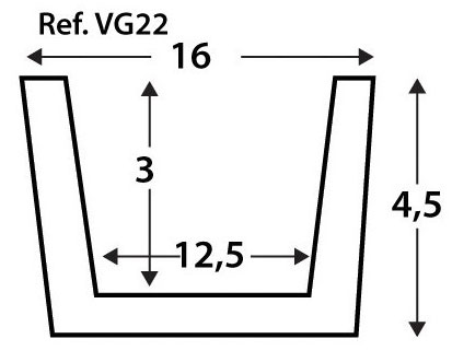 medidas imitação viga de madeira VG22