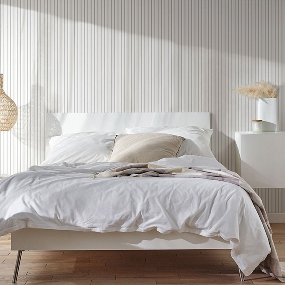 Innenraum mit Beschichtung Linerio M-Line White Panel 265x12,2x1,20