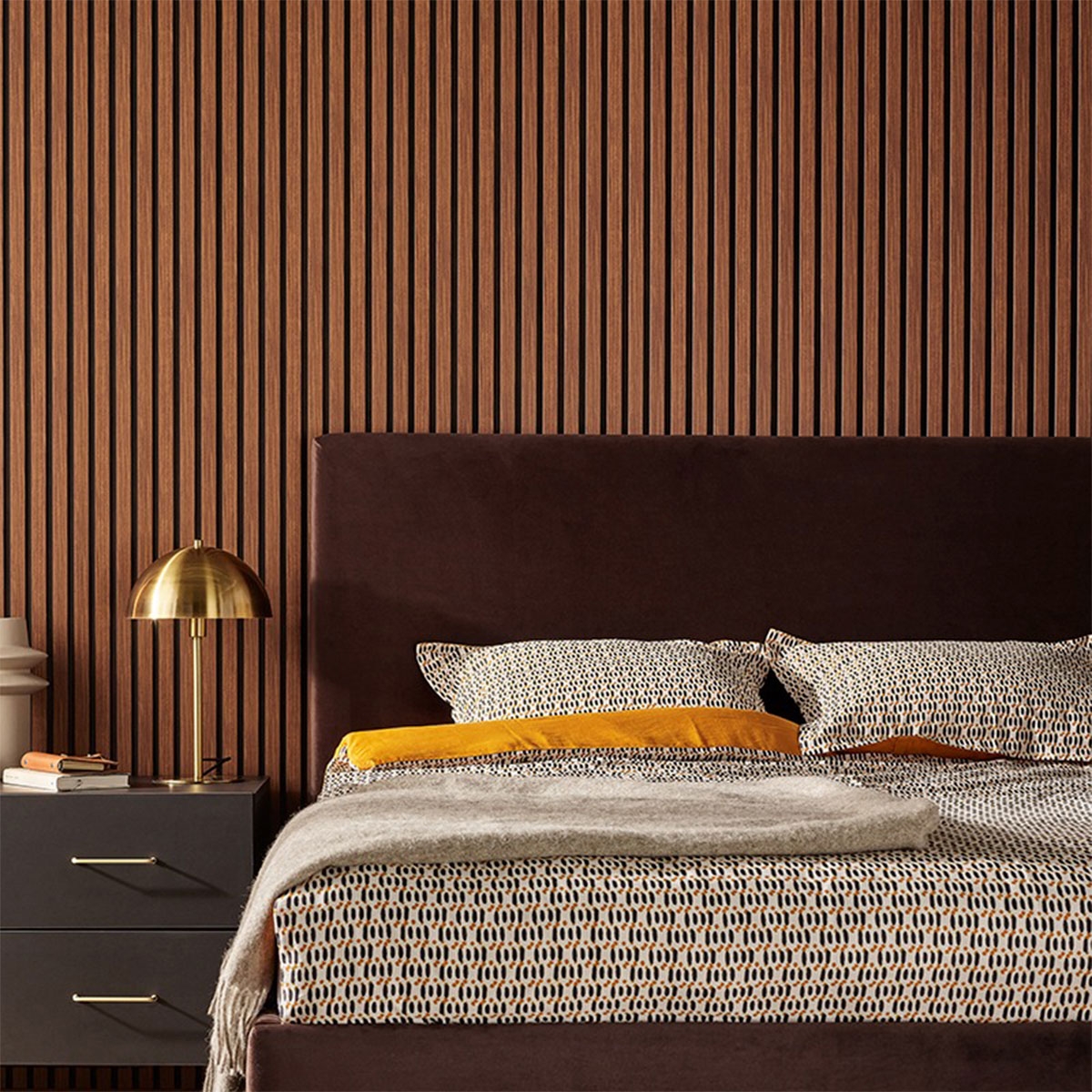 Intérieur avec revêtement Linerio M-Line Mocca Panel 265x12.2x1.20