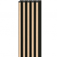 Linerio S-Line Natur Noir Panneau 265x12.2x1.20 (Prix par boîte)
