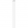 Perfil direito Linerio M-Line Branco 265x2.6x1.20 (Preço por caixa)