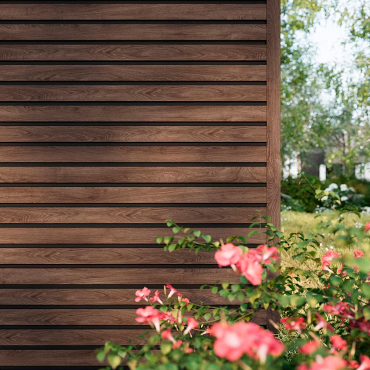 Acabamento com Solvo Chocolate Oak V-Black One Strip 300x18.7