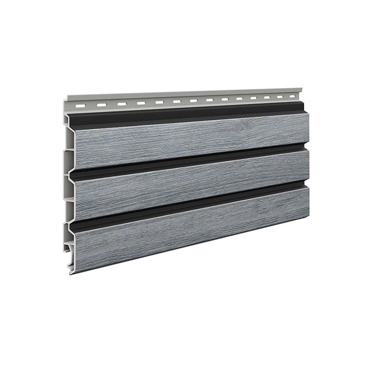 Solvo Grey Oak V-Black Tres Listones 300x18.7 (Caja 1.92m2)