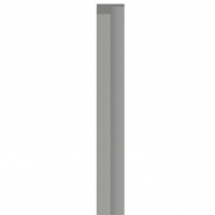 Left Profile Linerio L-Line Gray 265x6.1x2.10 (Price per box)