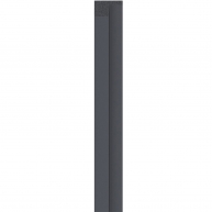 Left Profile Linerio M-Line Anthracite 265x4.2x1.20 (Price per box)