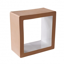 Cubo Lumina 0 Branco Natural/Brilho 20.7x20.7x10 (Caixa de 4 unidades)