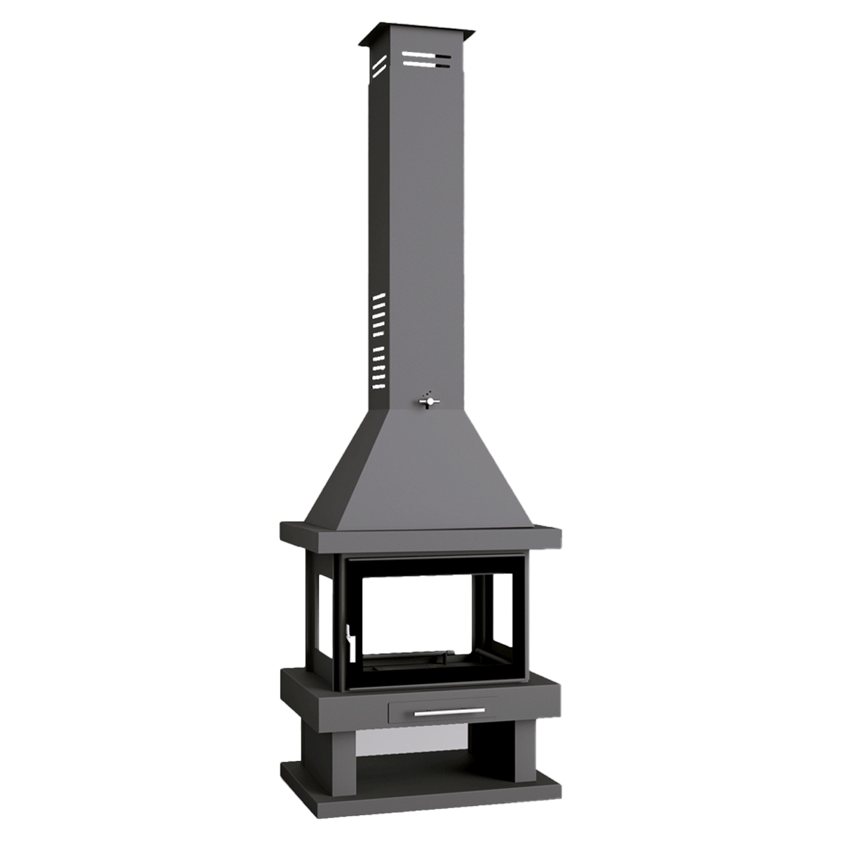 Chauffage FM Calefacción - Foyer au bois C-104 Cadeau direct