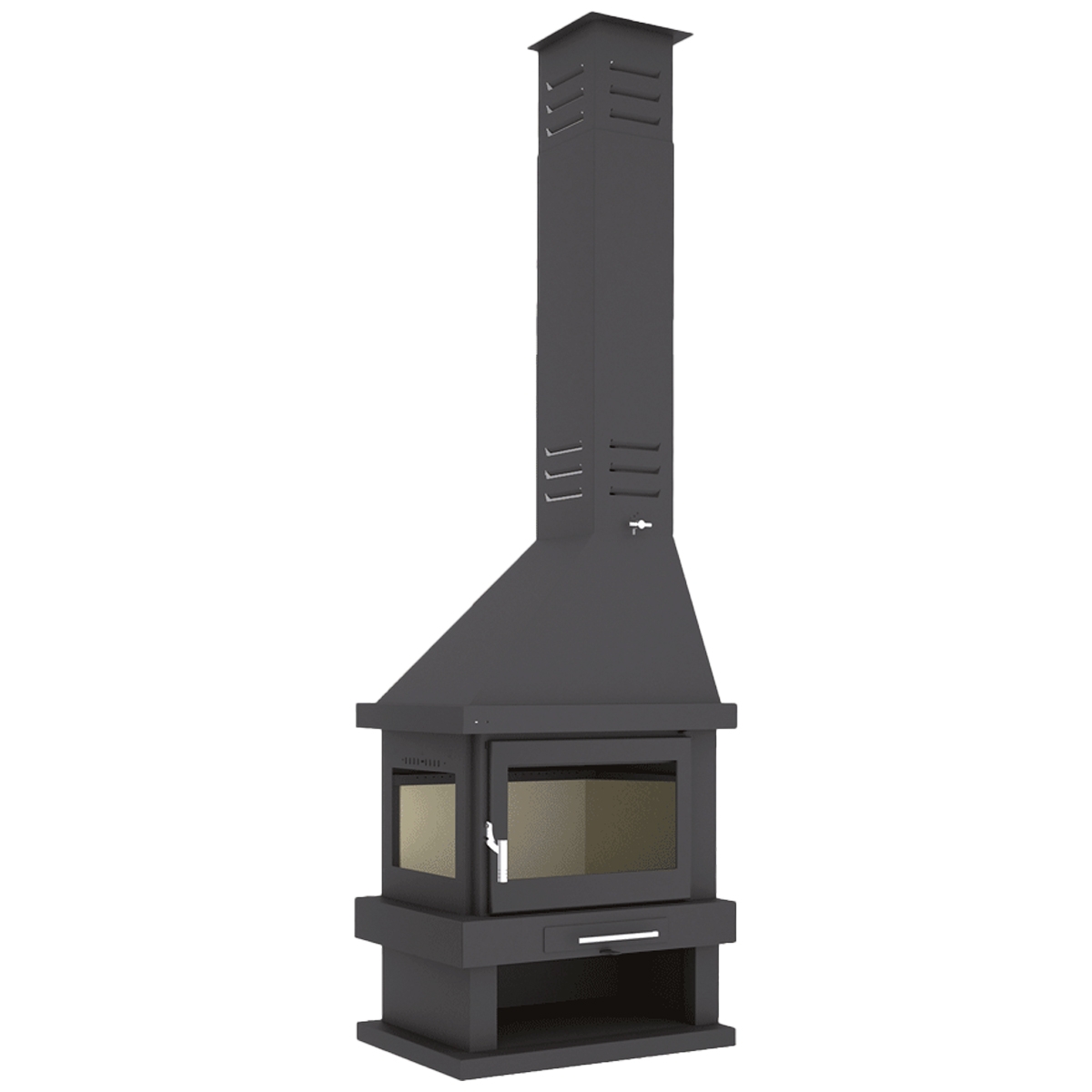 Kamin in der linken Ecke C-302