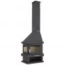 chimenea de esquina a izquierdas C-302