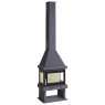 Chimenea de leña frontal C-303 TK
