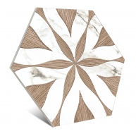 Flor Hex 25 Loire Noce 22x25 (Caixa 1.04m2)