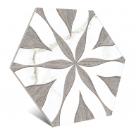 Flor Hex 25 Loire SIlver 22x25 (Caixa 1.04m2)