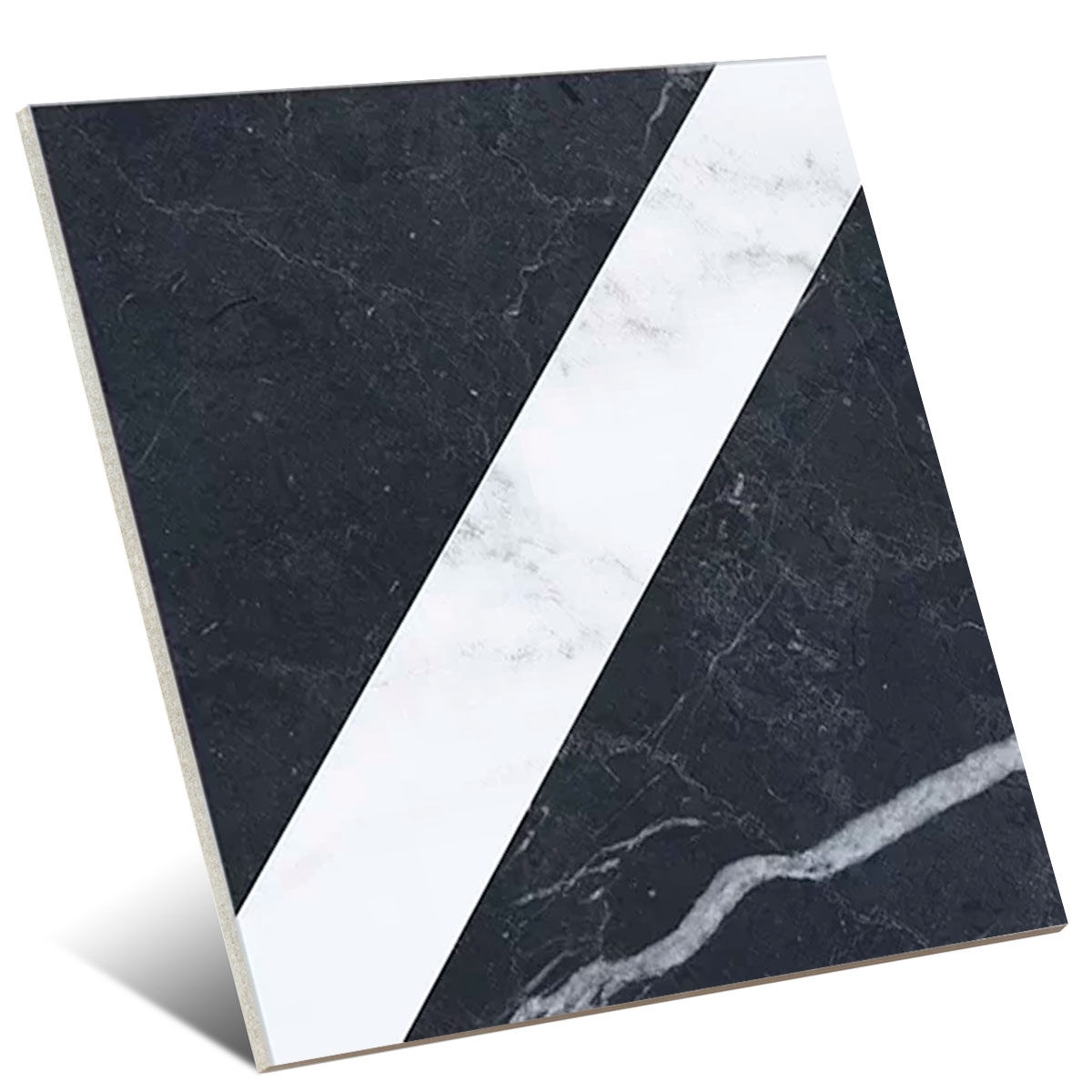 Velvet Geo Black 33.15×33.15cm (Box 1.32m2) 1