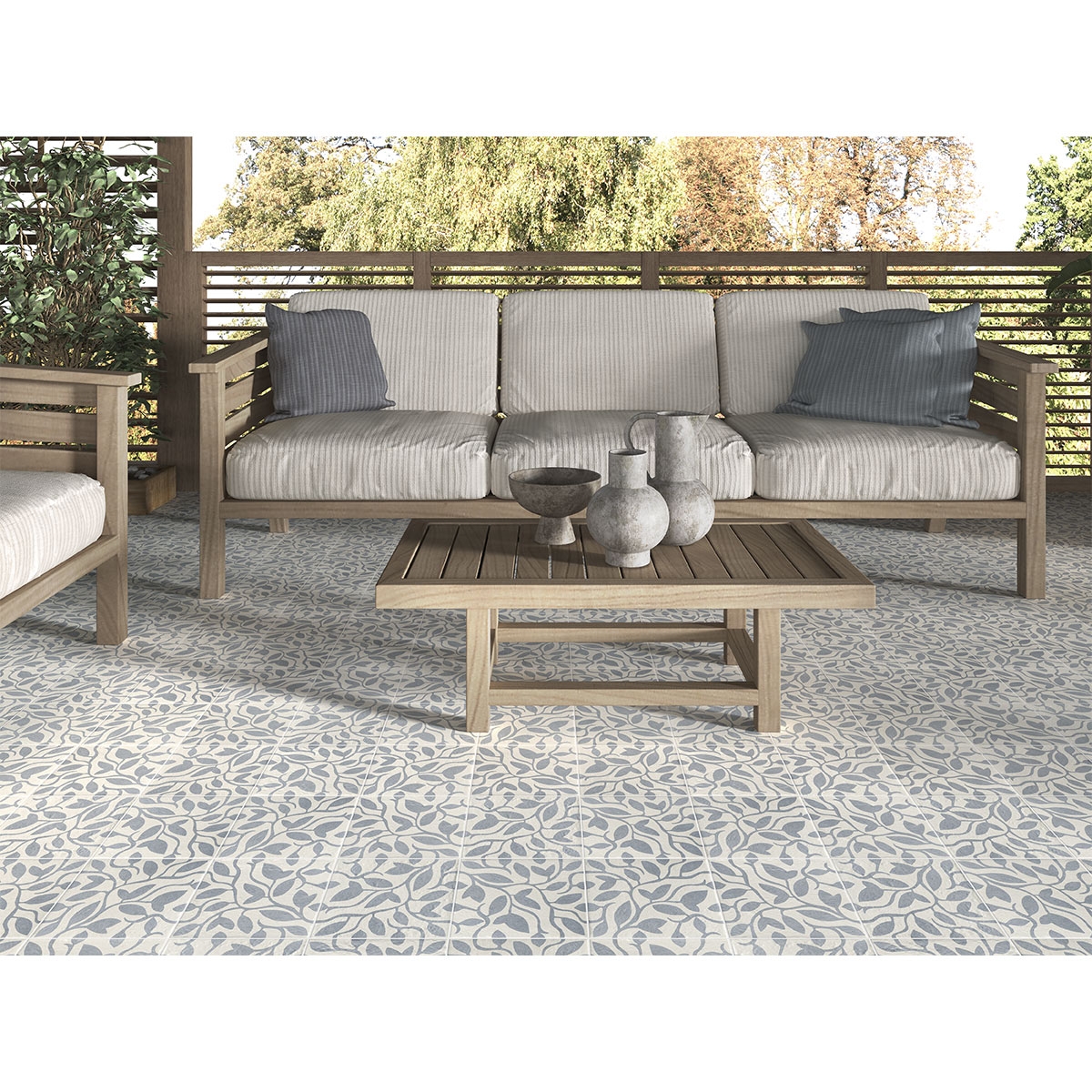 Outdoor with pavement Blue Water Decor Blue Five 20x20 (Box 1m2)