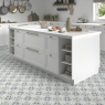 Kitchen with flooring Normandy Caen 20x20 (Box 1m2)