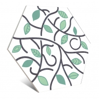 Ivy Hex 25 Verde 22x25 (Caixa 1.04m2)