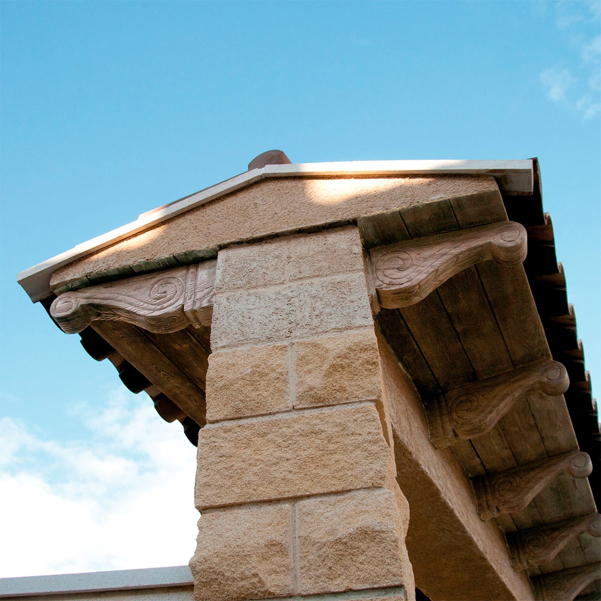 Exterior con Canecillo Clásico Oregón 8.5x17.5x100 - 3