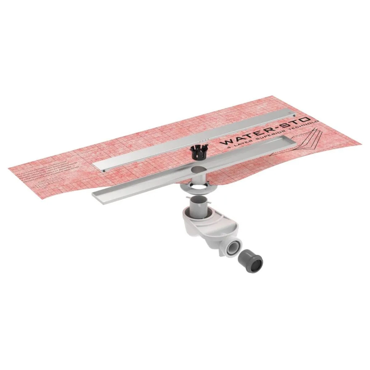 Evolux Ruber Glass Shower Waterproofing Kit