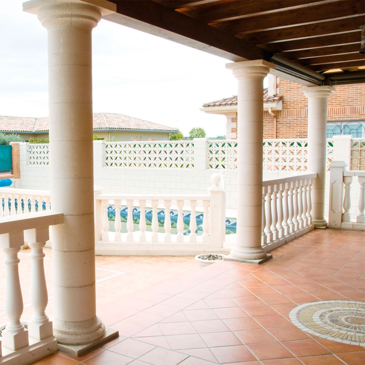 Columnas Base Capitel Danubio Lavado 45x45x20-20