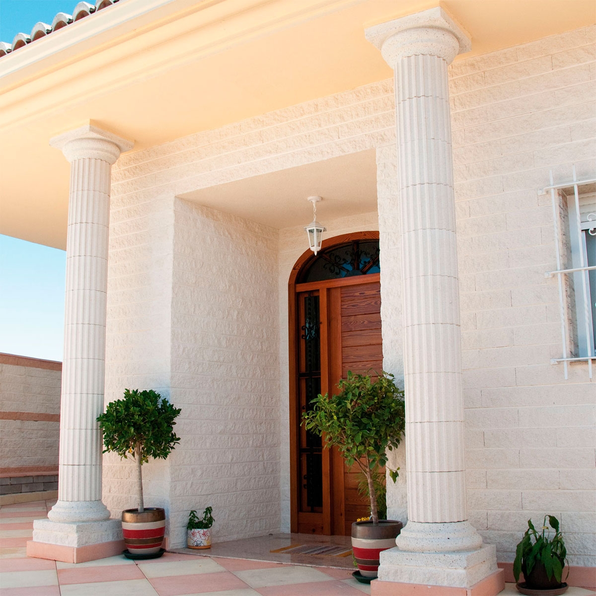 Ambiente com Base Danúbio Washed Capital 45x45x20-20