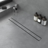 Casa de banho com Kit Sistema Evolux com Microcimento Grelha Linear 120 cm
