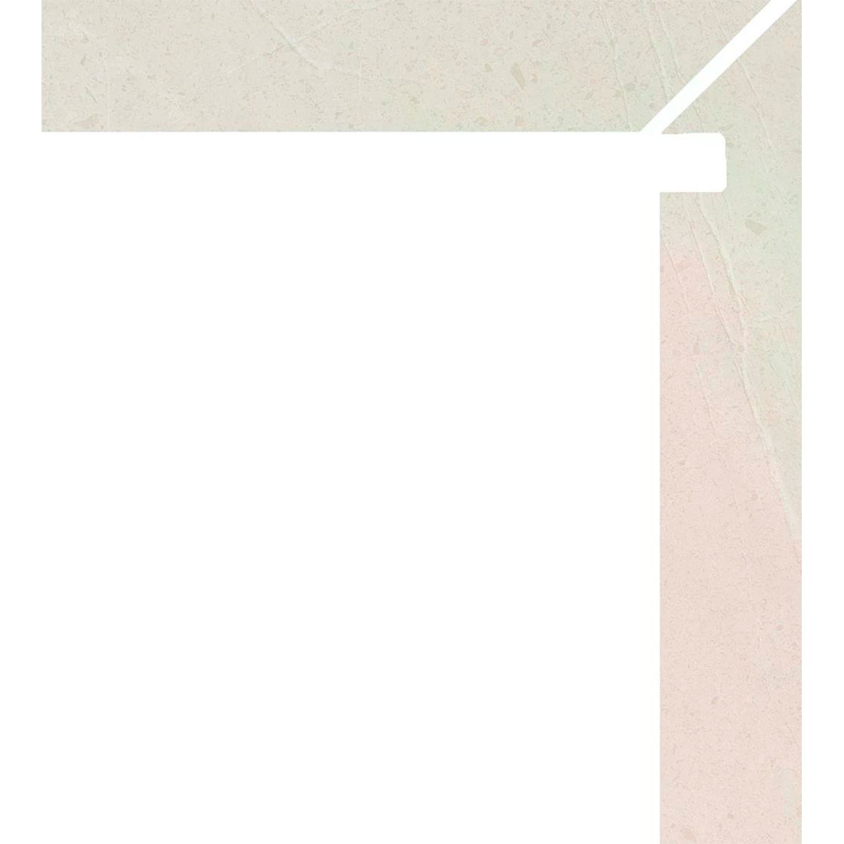 Direito Zanquin Trevi 5051 Branco 7.8x50 (Caixa 8 peças)