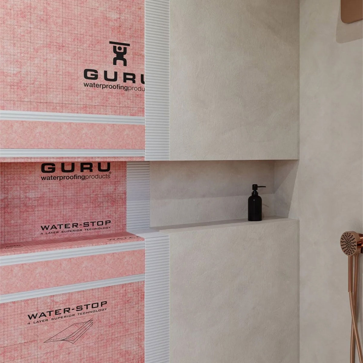 Bathroom with Cut-out Niche Niche