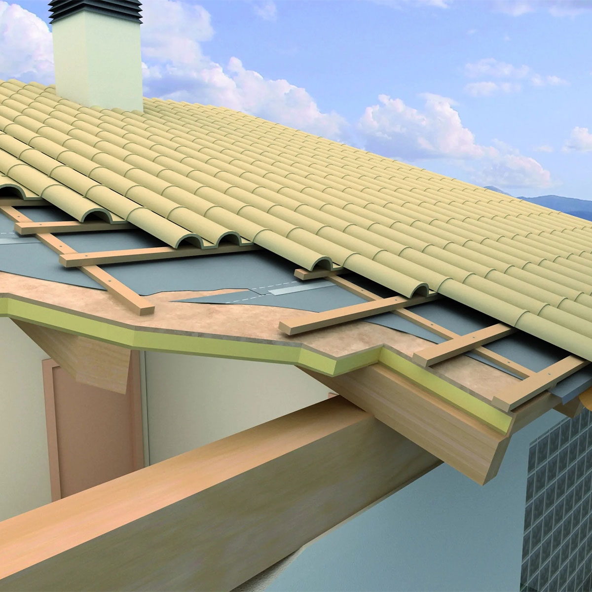 Roof with breathable waterproof film for roofs W-S Air 1.5x50m