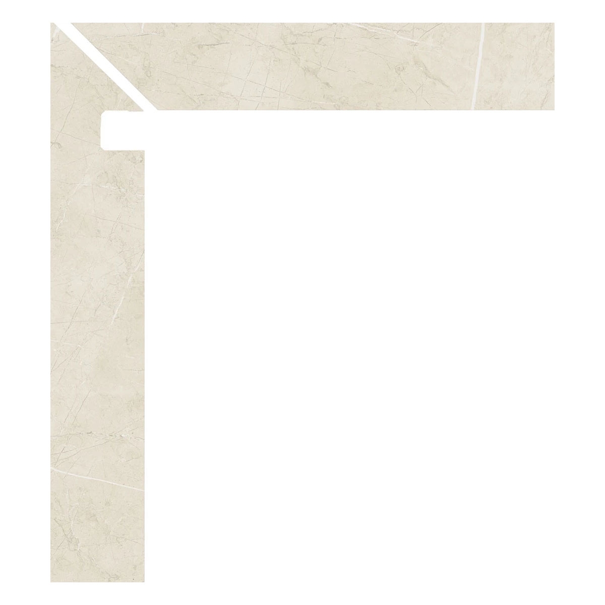 Left Zanquin Lyon 1836 Cream 7.5x50 (Box 8 pieces)