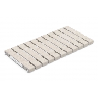Grille de vidange antidérapante RJ25 Flex Coralina Aguada 24.5x50x2.2 (Prix par boîte)