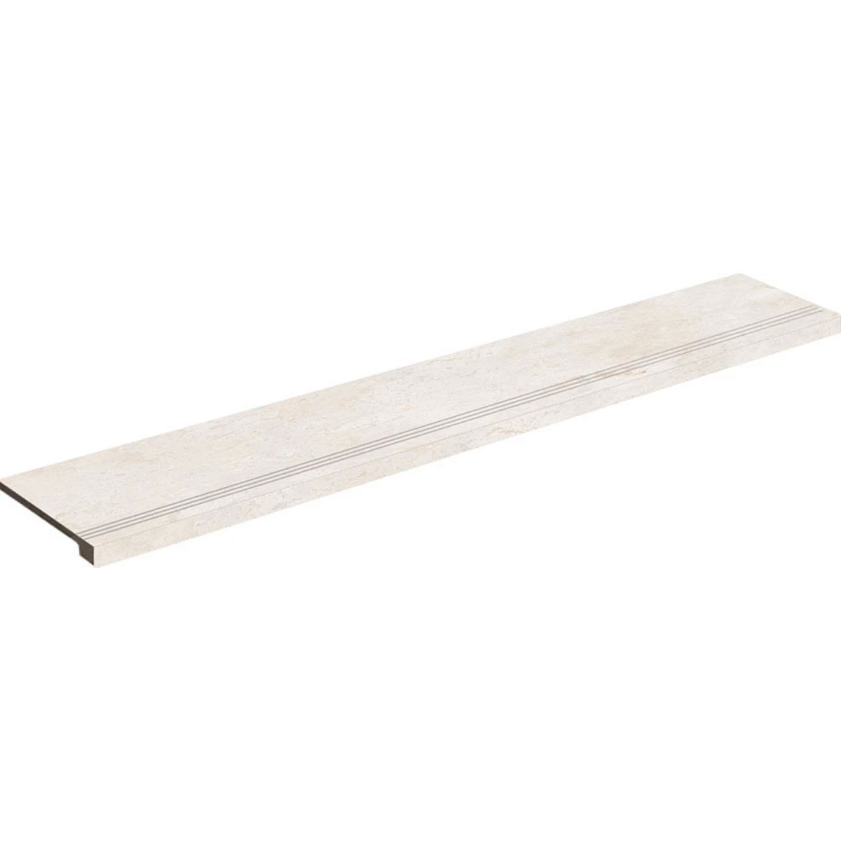 Peldaño Vuelta Huella Baltimore 1821 White 33x98 (Caja 2 piezas)