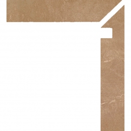 Zanquin Direito Calgary 5043 Tabaco 7.8x50 (Caixa 8 peças)