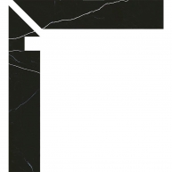 Zanquin Izquierdo Siena 1815 Negro 7.5x50 (Caja 8 piezas)