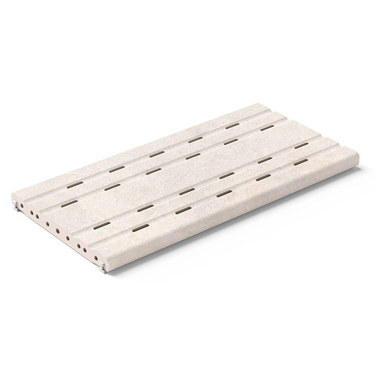 Rejilla de Drenaje Antideslizante RJ25 Cements Snow 24,5x50x2,2 (Precio por caja)