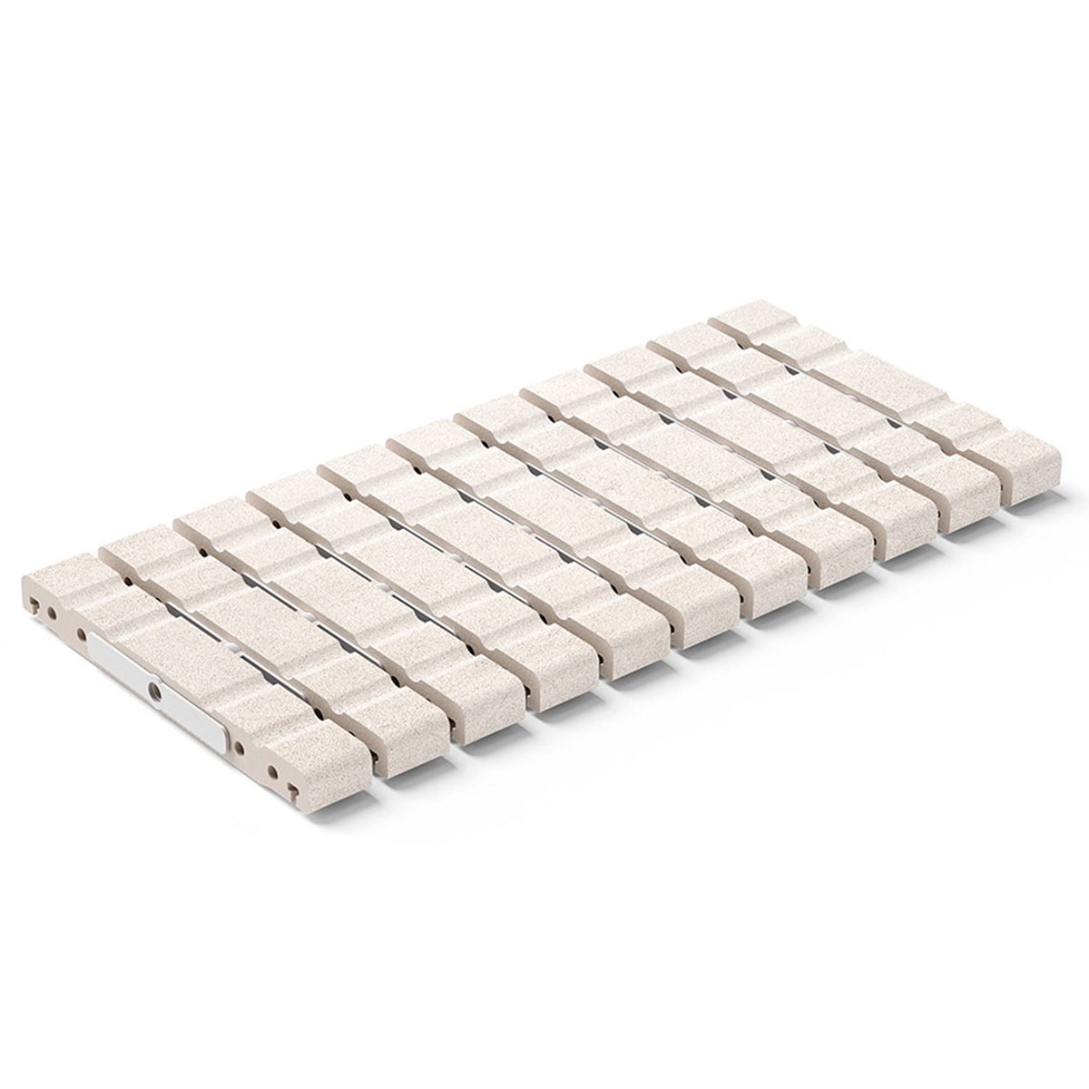 Rejilla de Drenaje Antideslizante RJ25 Flex Cements Snow 24,5x50x2,2 (Precio por caja)