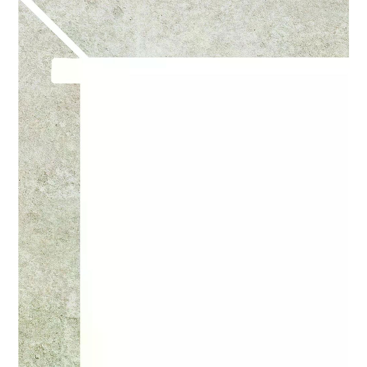 Left Zanquin Seattle 5048 Gray 7.8x50 (Box 8 pieces)