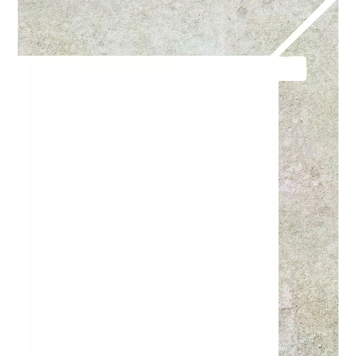 Zanquin Derecho Seattle 5048 Gris 7.8x50 (Caja 8 piezas)