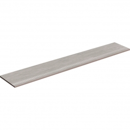 Peldaño Romado Huella Elba 1859 Gris 33x100 (Caja 3 piezas)