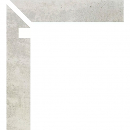 Zanquin Izquierdo Seattle 1801 Gris 7.5x50 (Caja 8 piezas)