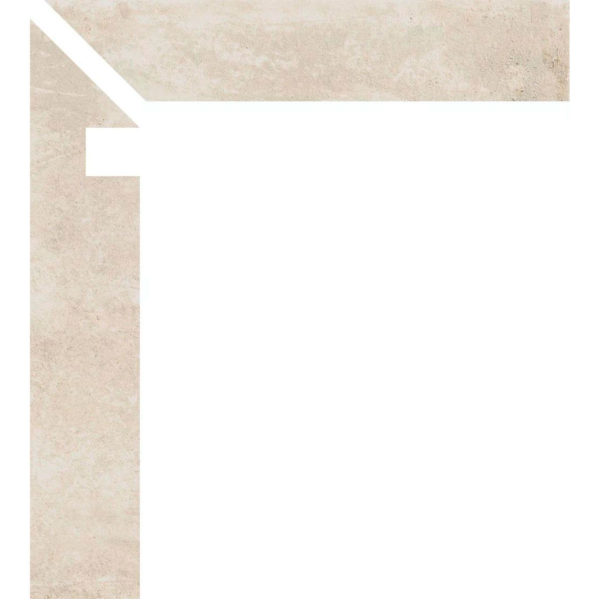 Zanquin Izquierdo Seattle 1801 Crema 7.5x50 (Caja 8 piezas)