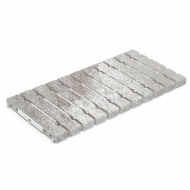 Grille de vidange antidérapante RJ25 Flex Cupira Marengo 24.5x50x2.2 (Prix par boîte)