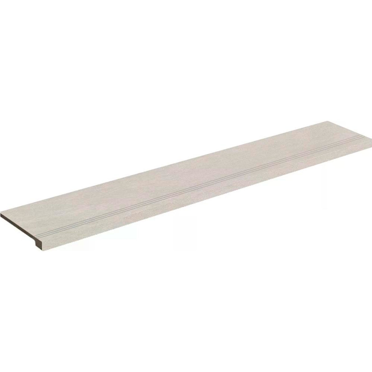 Peldaño Vuelta Huella Ródano 1958 Nacar Antideslizante 33x100 (Caja 2 piezas)