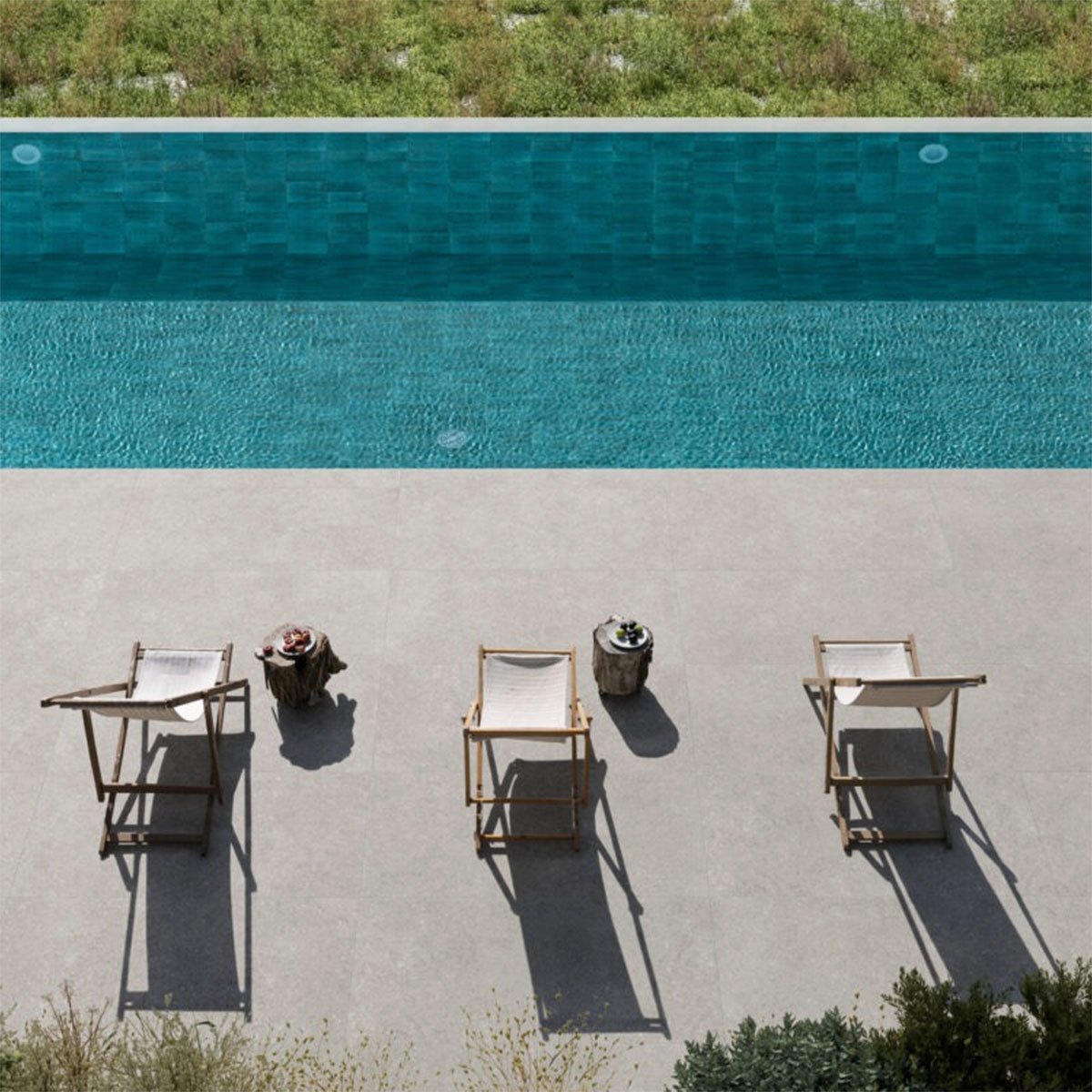 Exterior con revestimiento Lume Ocean Struttura 3D Swing Lux 6x24