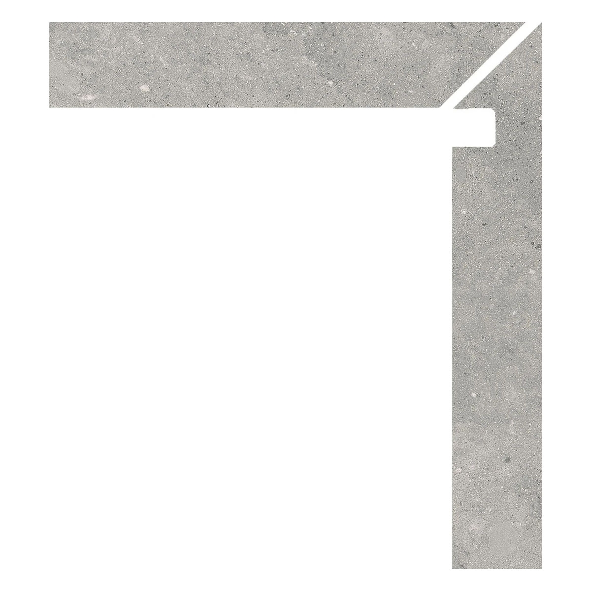 Zanquin Derecho Elba 5068 Gris 7.8x50 (Caja 8 piezas)