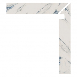 Right Zanquin Firenze 1840 Calacatta Blue 7.5x50 (Box 8 pieces)