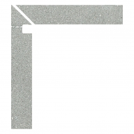 Left Zanquin Cleveland 1834 Grey 7.5x50 (Box 8 pieces)