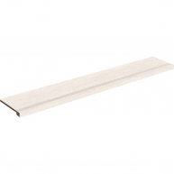 Peldaño Vuelta Huella Soller 1870 Blanco 33x100 (Caja 2 piezas)